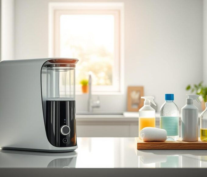 Moderne Reinigungssysteme mit Wasserfilter